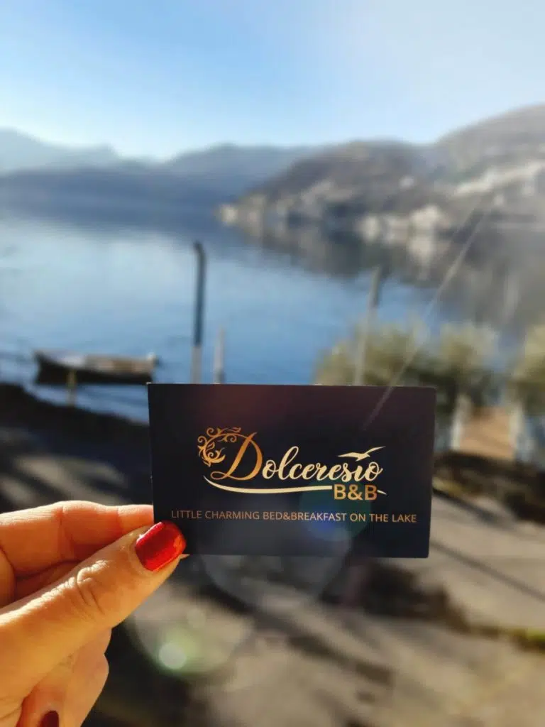 Dolceresio Lugano Lake B&B, Brusino Arsizio - Galleria - Biglietto visita