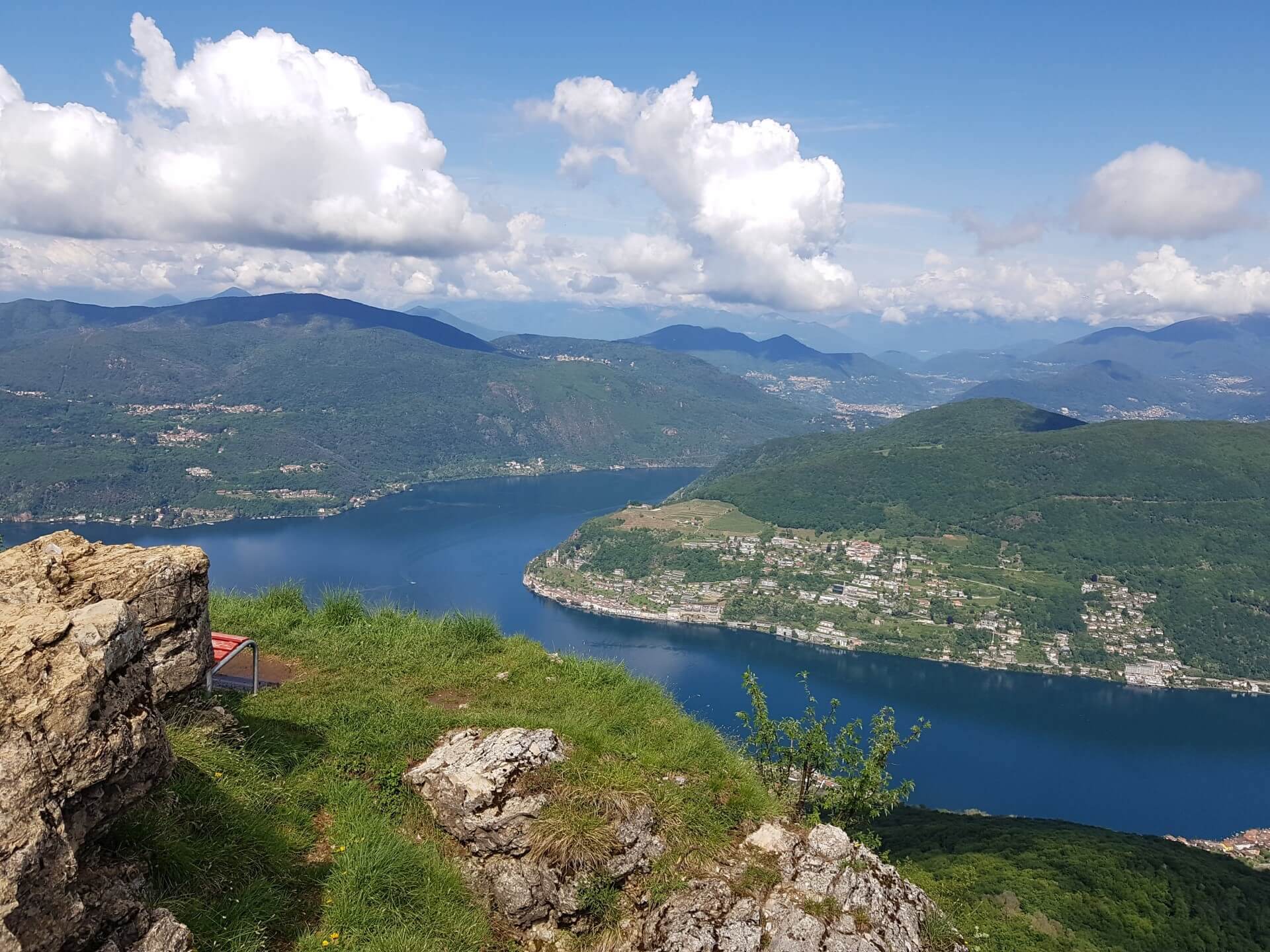 Dolceresio Lugano Lake B&B, Brusino Arsizio - Activities and Surroundings - Vista Morcote dal San Giorgio